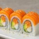 sushi order topped with salmon nyt
