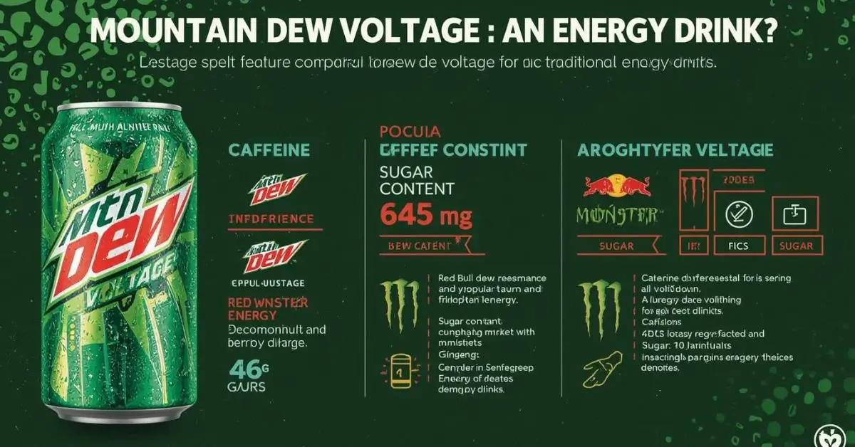 is mountain dew voltage an energy drink